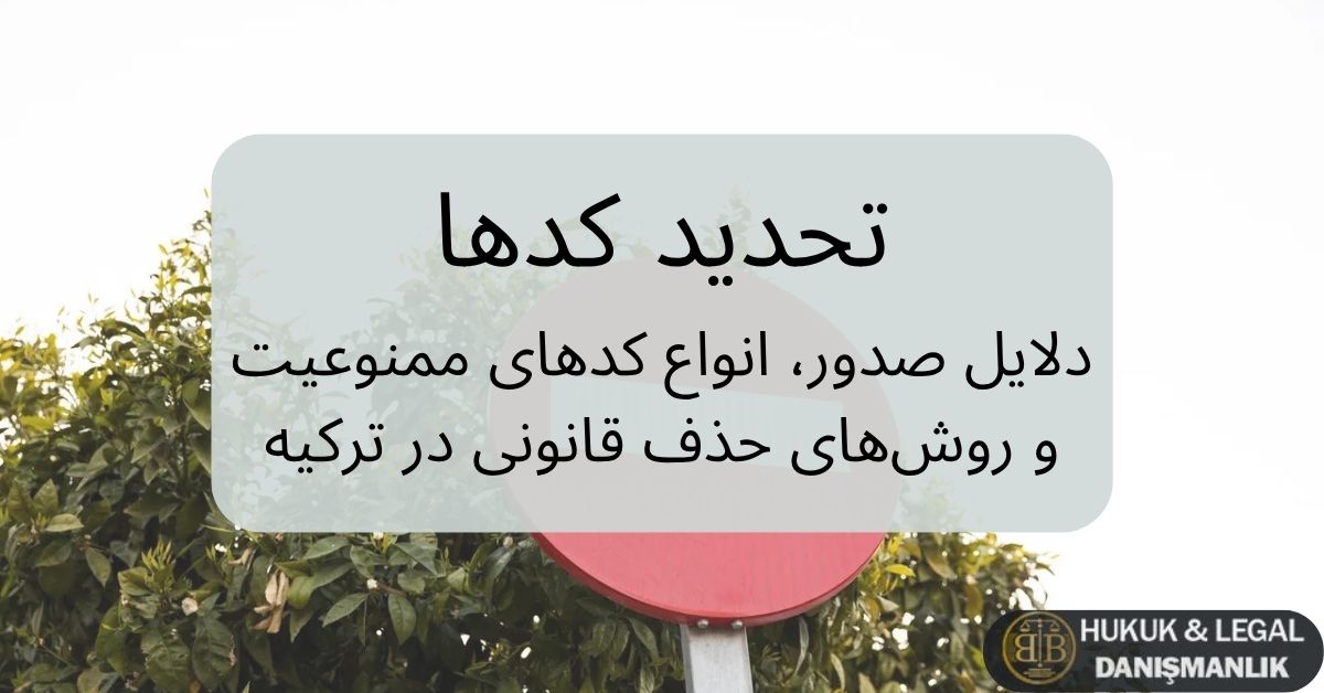 تحدید کدها در ترکیه – دلایل صدور، انواع کدهای ممنوعیت و روش‌های حذف قانونی برای اتباع خارجی