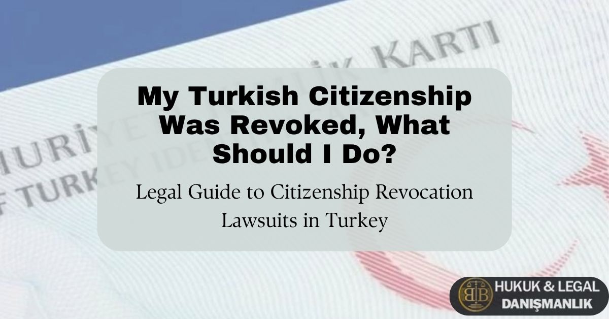 Legal process for Turkish citizenship revocation, deportation risk, and suspension of execution in Turkey